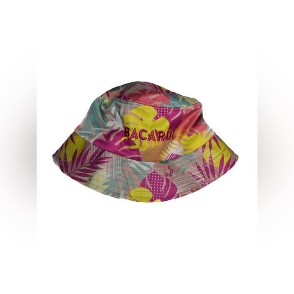 NWOT Bacardi Bright Tropical Bucket Hat - Picture 1 of 9